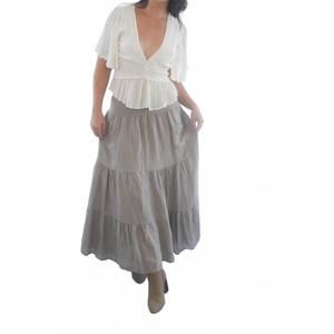 NEW LIABELLA country girl ruffle skirt in multi